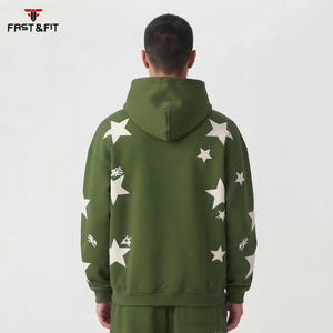 Nouveau design, léger, 100% coton, sweat-shirts imprimés avec patch en caoutchouc pour l'hiver, pour hommes, meilleure qualité, prix bas, fabriqué au Pakistan - Product Image 2