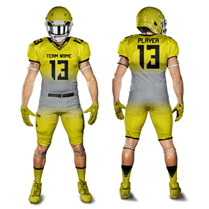 Uniforme de Fútbol Americano Personalizado para Hombre, Ropa Deportiva Transpirable de Poliéster, Jersey de Entrenamiento Totalmente Sublimado, Servicio OEM - Product Image 5