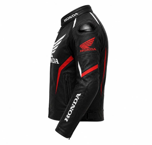 Blouson de course unisexe Zonda en cuir de vachette véritable imprimé, style piste, équipement de moto, logo personnalisé, sur mesure, niveau CE - Product Image 3