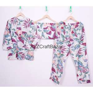 Ensemble de pyjamas d'hiver de luxe pour femmes, 100% coton, vêtements de nuit confortables, col confortable, vêtements de nuit OEM personnalisés - Product Image 5