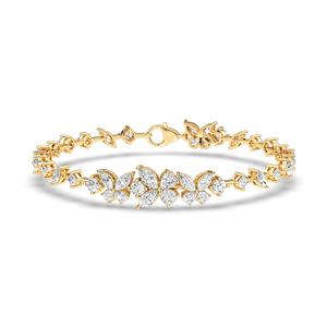 Round Cut <b>Bracelets</b> Lab Created Diamond <b>Bracelet</b> <b>Bangle</b> Fine Jewelry with IGI Certified & VVS Clarity for Women's for Sale - Product Image 3