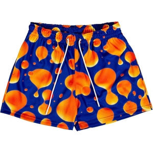 Pantalones Cortos Deportivos para Hombre, Diseño Urbano Sublimado, Ligeros, Transpirables, para Baloncesto y Uso Casual - Product Image 5