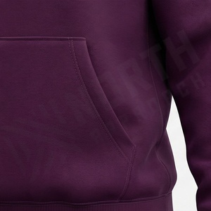 Sweat-shirt à capuche en coton, grande taille, molleton bouclette 500 g/m², tricoté uni, personnalisable avec impression et broderie, collection Printemps, haut de gamme épais - Product Image 5