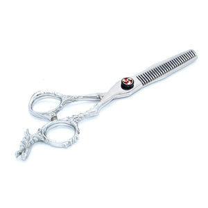 Tijeras de Peluquería para Diestros KAAMIR INSTRUMENTS, Precio al por Mayor, 32 Dientes, Hoja Afilada de Acero Inoxidable, Ligeras, para Cortar el Cabello - Product Image 6