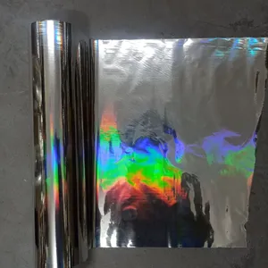 Película PET Metalizada Holográfica, Película de Laminación Holográfica Arcoíris Metalizada Bopp - Product Image 3