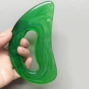 Outil de massage Gua Sha en résine naturelle fait main pour le corps, masseur anti-cellulite pour le visage, le dos, les jambes, drainage lymphatique, planche de modelage corporel pour femmes - Product Image 1
