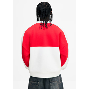 Sweat-shirt unisexe personnalisé à imprimé vintage, coupe oversize, zippé, décontracté, streetwear, pull à col rond, épaules tombantes - Product Image 2
