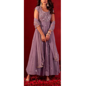 Robe de soirée élégante et douce pour femme, à manches longues, pour invitées de mariage, vêtements de mode, robe de fête de luxe pour femme - Product Image 1