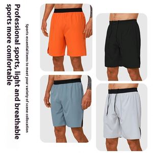 <b>Men's</b> Orange Board <b>Shorts</b> Mid Waist Elastic Quick Dry Solid Color Casual <b>Bermuda</b> <b>Shorts</b> - Product Image 6
