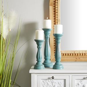 Rustic Wooden Double <b>Tealight</b> Candle <b>Holder</b> Handmade Natural Wood Tea Light Stand Home Table Decor - Product Image 4