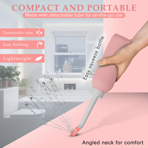 ขวดน้ำยาล้างจุดซ่อนเร้น OTICA รุ่น Eco-Friendly สำหรับการดูแลหลังคลอด แบบพกพา พร้อมอุปกรณ์ล้างทำความสะอาดบริเวณทวารหนัก ผลิตจากวัสดุ EVA - Product Image 2