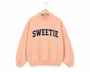 Sweat-shirt à col montant pour femme en mélange de coton brossé doux, pull-over, fabricant de vêtements OEM ODM - Product Image 3