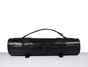 Sac de transport professionnel en cuir véritable de qualité supérieure, anti-odeur, robuste et confortable, pour couteaux de chef et ustensiles de cuisine - Product Image 5