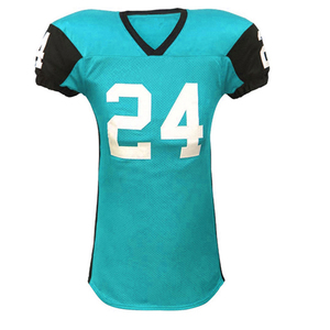 Nouvel ensemble d'uniformes de football américain de haute qualité 100 % polyester, entièrement personnalisable avec logo SLS, manches courtes d'été - Product Image 4