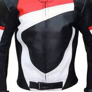 Chaqueta de Motociclista de Cuero Ligera y Duradera para Hombre, con Estampado Personalizado, Ignífuga, Opciones de Color y Talla Personalizadas - Product Image 6