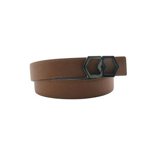 Cinturón de Cuero Vintage Kivotech para Hombre, Hebilla de Cobre, Estilo Denim, Simple, Casual, para Hombre Joven, Cuero Vacuno - Product Image 1