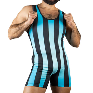 High Quality Breathable Anti-Wrinkle Quick Dry Compression Stretchable Wrestling <b>Singlet</b> <b>Men</b> Standard International OEM - Product Image 1