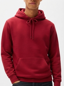 80% Cotton 20% Polyester <b>Men's</b> Fleece Hoodie Embroidered Winter <b>Pullover</b> Oversized Drop Shoulder Casual Sweatshirt Dust Green - Product Image 5