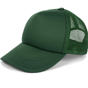 Premium Blank Foam Mesh Trucker <b>Cap</b> OEM Wholesale Adjustable Snapback Baseball <b>Hat</b> Custom Embroidery Outdoor Front Panel - Product Image 1