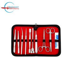 Kit de Disección Quirúrgica OEM ODM, Juego Completo de Instrumentos para Operaciones Menores con Pinzas, Tijeras, Mango de Bisturí, Acero Inoxidable - Product Image 2