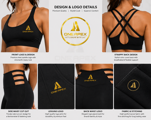Ensemble de yoga pour femmes, tenue de sport, ensemble de vêtements de fitness, soutien-gorge de sport, leggings, vêtements de sport, fabricant de vêtements de sport pour femmes, vêtements d'entraînement personnalisés - Product Image 6