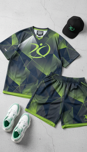 Ensemble maillot et short de volley-ball personnalisé rouge cramoisi imprimé camouflage, séchage rapide, uniforme d'équipe OEM, vêtements de sport par sublimation - Product Image 3