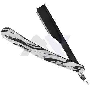 Navaja de Afeitar Recta Profesional para Hombre, Navaja de Barbero de Una Sola Hoja, Calidad de Salón, Afeitado Ligero - Product Image 4