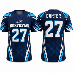 Custom American Football Jersey Wholesale Sublimated Team Uniform Player Number Breathable Sportswear Manufacturer Suppliers OEM - Product Image 2