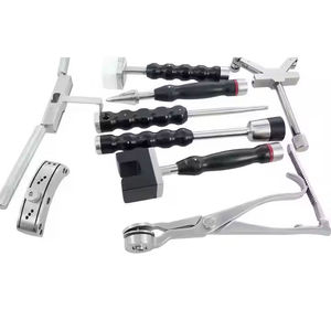 11-Piece Stainless Steel Orthopedic Surgery <b>Instrument</b> Manual Power Set Hip Knee Spine Tibia Femur Operation By Grip Surgical - Product Image 3