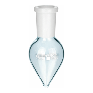 Frasco de Vidrio Borosilicato en Forma de Pera SciLab de 1000 ml con Junta ASTM/DIN para Destilación Semi-Micro - Product Image 2