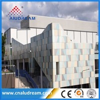 4x8 3mm 4mm 5mm Paneles compuestos de aluminio recubiertos de PVDF ACP ACM Revestimiento de paredes exteriores