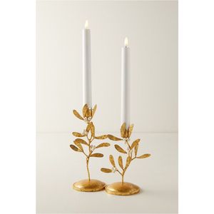 Porte-bougie conique moderne en fer noir, support de bougie en métal artisanal, décoration minimaliste pour la maison, centre de table de mariage - Product Image 3