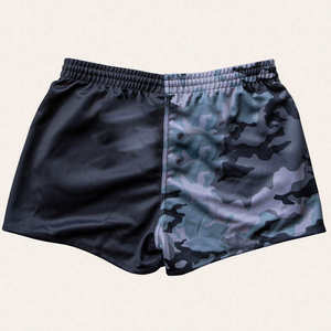 Shorts de sport décontractés pour hommes, taille plus, légers, unis, sublimés, respirants, imperméables, à taille élastique, personnalisables - Product Image 1