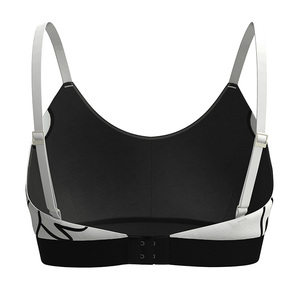 เสื้อชั้นในกีฬาผู้หญิงแบบระบายอากาศได้ดี ออกแบบลายพิมพ์แบบซับลิเมชั่นใหม่ แห้งเร็ว เหมาะสำหรับฟิตเนส โยคะ และออกกำลังกาย รับผลิตตามสั่งขายส่ง - Product Image 5