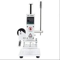 Presse à chaud manuelle 10x13cm pour gaufrage à chaud, machine à estamper pour cuir et bois avec logo, 110V/220V et mini gaufrage numérique