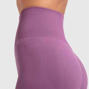 Leggings de sport pour femmes, taille mi-haute, écologiques, respirants, longueur intégrale, compression, soutien, design sans couture, séchage rapide, tricotés - Product Image 6