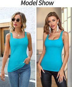 Débardeur tricoté pour femme, directement de l'usine, matière extensible adaptative, texture douce, respirant, écologique, silhouette décontractée - Product Image 5