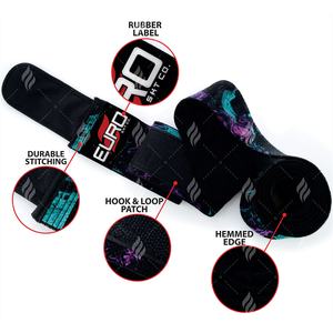 Rodilleras Ajustables de PVC para Entrenamiento de Fuerza, Transpirables, Antideslizantes, Resistentes, con Diseño de Impresión por Sublimación Suave - Product Image 6