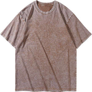 Camiseta Casual Premium para Hombre, Estilo Vintage, Oversize, con Estampado Tie-Dye y Serigrafía, Algodón, Lavado Ácido, con Logotipo Personalizado - Product Image 2