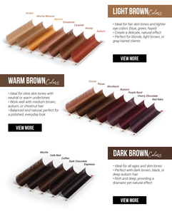 ขนตาปลอม Charmlash แบบขายส่ง สีน้ำตาล ขนาด .03  ขนตาไฮบริด คุณภาพสูง ผลิตจาก PBT ของเกาหลี - Product Image 2
