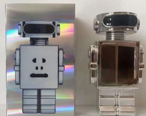 Parfum de Luxe Floral Unisexe en Forme de Robot, Longue Durée, Eau de Toilette 100ml, Parfum Corporel Unique, Disponible à Dubaï - Product Image 1