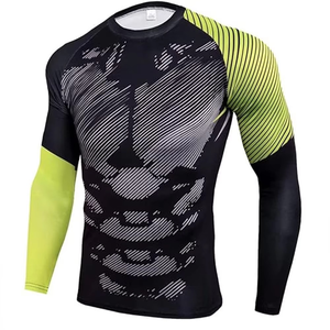 Rashguard pour homme, dernier design, respirant, antibactérien, en Spandex/Polyester, couleurs personnalisables, fabriqué au Pakistan, service OEM, logo - Product Image 5