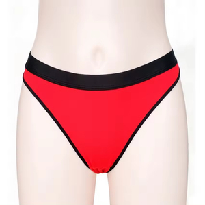 Braguitas de bikini transparentes de encaje para mujer, de talle medio, de elastano/poliéster, transpirables, ecológicas, sexys, con cintura ajustable, ODM - Product Image 2