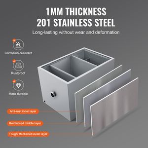 Attrezzatura per Cucine Commerciali: Trappola per Grasso in Acciaio Inox da 40 LBS con Ingresso Superiore, Interceptor per Lavello 10 GPM - Product Image 3