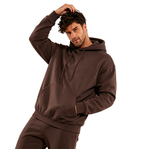 Sudadera con Capucha Personalizada con Pedrería, 100% Algodón, Felpa, Unisex, Lisa, Invernal, Holgada, con Bolsillos, Transpirable, Antiencogimiento, 550 gramos - Product Image 5
