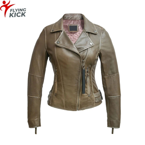 Blouson Bomber Personnalisé en Cuir pour Hommes et Femmes – Veste de Motard en Cuir OEM en Gros - Product Image 1