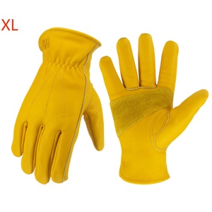 Wholesale <b>Gloves</b> for Work Cowhide Leather Work <b>Gloves</b> for Gardening Yard Work Heavy Duty Men Women - Product Image 6