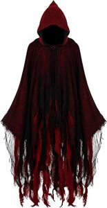 Capa de Pirata Larga con Capucha, Personalizada, 100% Poliéster, con Estampado Digital, Disfraz de Halloween para Hombre Adulto, Inspirado en Películas y TV - Product Image 5