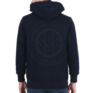 Sudaderas con capucha y cremallera de manga larga, estilo casual, mezcla de algodón suave para uso diario, sudaderas con capucha y cremallera. - Product Image 2