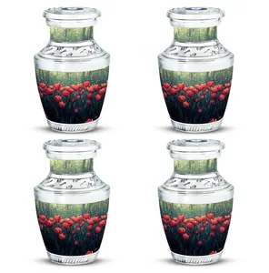 Urnas de cremación con forma de tulipán para cenizas humanas, urna floral para cenizas de mamá - Product Image 3